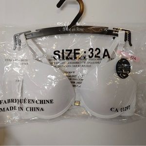La Vie En Rose White Push-up Front Closure 32A